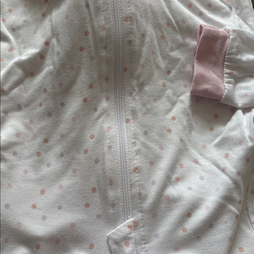 Milkberry Floral Baby Footie Seashells Beach Size 3-6 Months Set of 2 - Picture 4 of 4